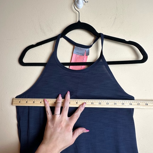 Athleta Kettlebella Tank Top Navy Blue and Coral Women’s Size Small - Picture 15 of 16